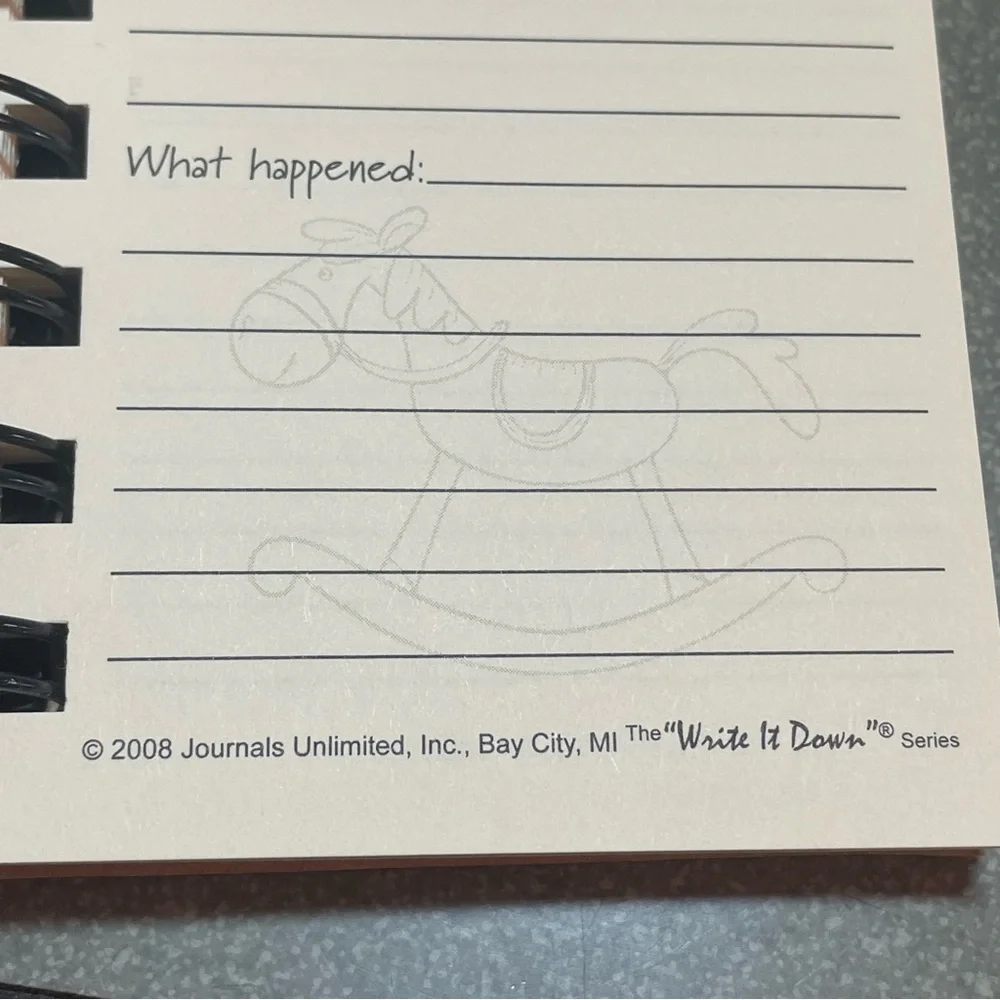 Mini Size Spiral Journal Notebook Out Of Mouth Of Babes Write It Down Series